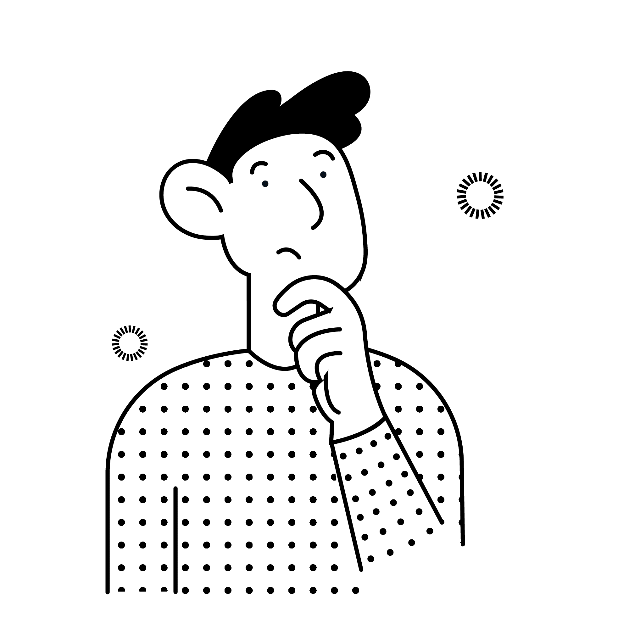 Thinking illustration
