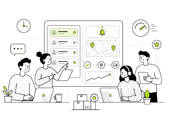 Team using Bizforz Ticket